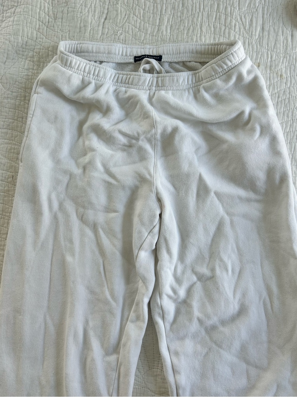 Brandy sweatpants white